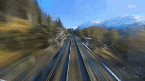 high speed train gif