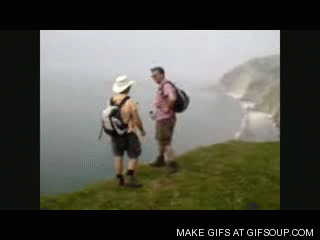 falling off cliff gif