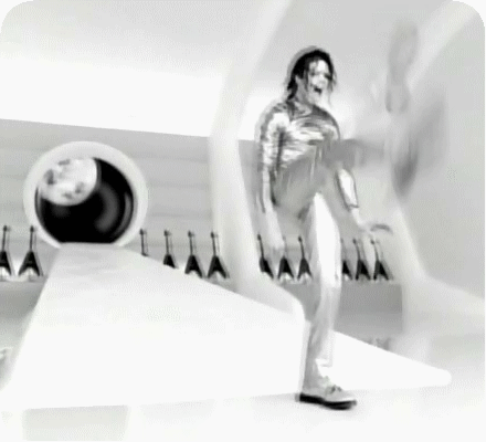 Michael Jackson, Janet Jackson Scream GIF