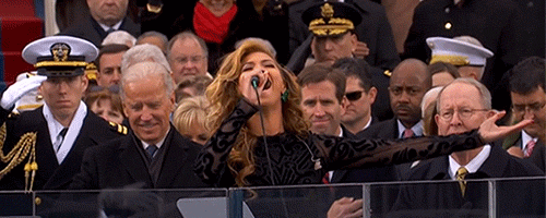 Bey at Obama&#39;s inauguration