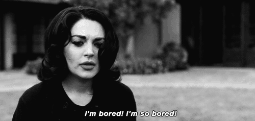 lindsay lohan is bored