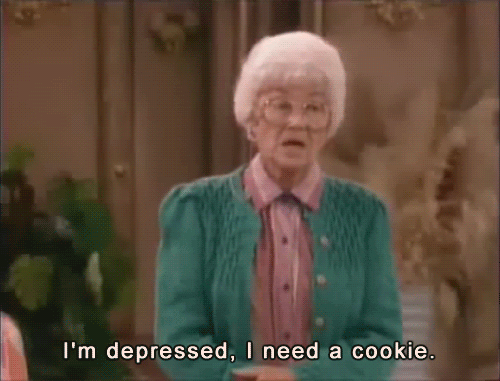 depressed cookie gif