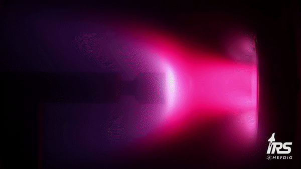 Simulation of passing into an ice giant’s atmosphere